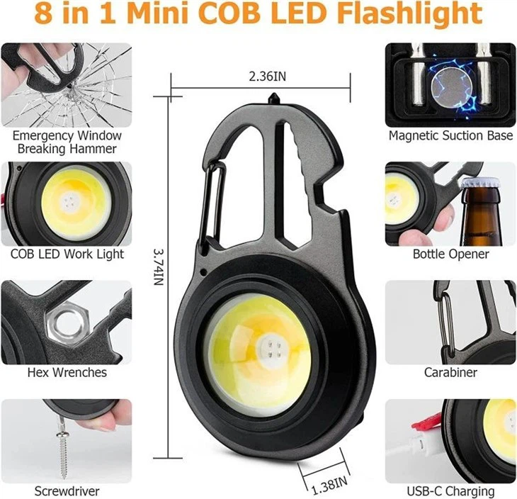 Small Bright Rechargeable Flashlight