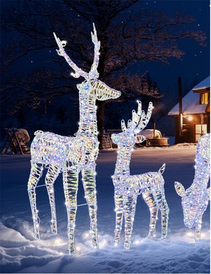 christmas deer garden light christmas deer garden light